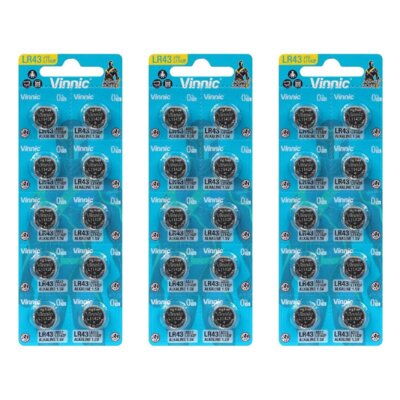 Baterie LR43 VINNIC Mini G12 (30 szt.)