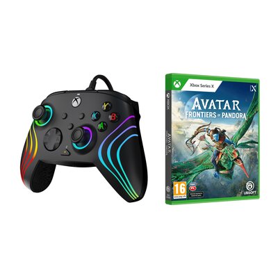 Kontroler PDP Afterglow Wave Czarny + Avatar: Frontiers of Pandora Gra XBOX SERIES X