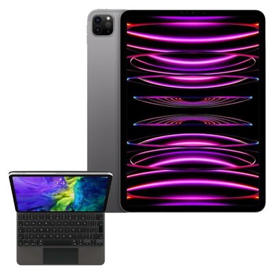 Tablet APPLE iPad Pro 11" 4 gen. 2TB Wi-Fi Gwiezdna szarość + Etui na iPad Air / iPad Pro APPLE Magic Keyboard Grafitowy Klawiatura