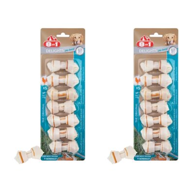 Przysmak dla psa 8IN1 Delights Pro Dental Bones XS (14 szt.) 2 x 84 g