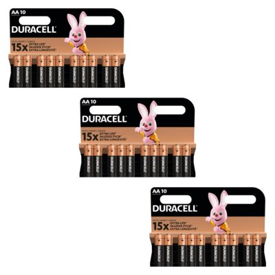Baterie AA LR6 DURACELL (30 szt.)