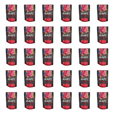 Karma dla psa RAFI z wołowiną, borówką i żurawiną 30 x 300 g