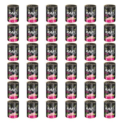 Karma dla kota RAFI z indykiem 36 x 400 g