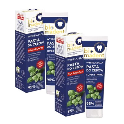 Pasta do zębów BIO MADENT Dla palaczy 100 ml 2 szt.