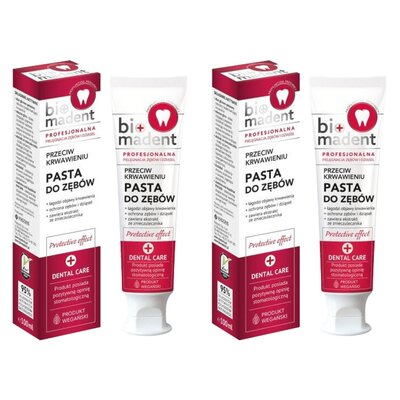Pasta do zębów BIO MADENT Profesjonalna przeciw krwawieniu 100 ml 2 szt.
