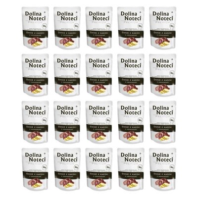 Karma dla psa DOLINA NOTECI Premium Danie z kaczki z ziemniakami 20 x 100 g