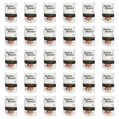 Karma dla psa DOLINA NOTECI Premium Danie z kurczaka z makaronem 30 x 100 g