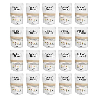 Karma dla psa DOLINA NOTECI Premium z gęsią, ziemniakami i jabłkiem 20 x 100 g