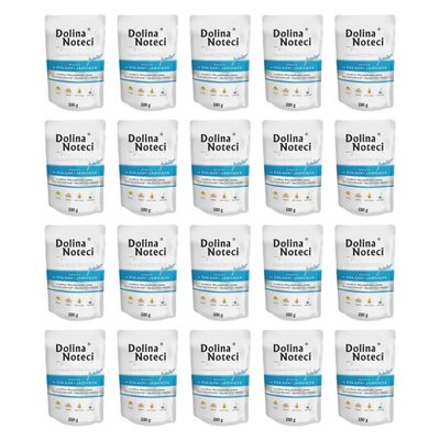 Karma dla psa DOLINA NOTECI Premium Junior bogata w żołądki jagnięce 20 x 100 g