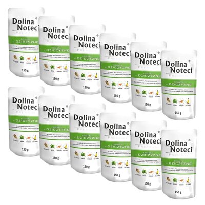 Karma dla psa DOLINA NOTECI Premium Dziczyzna 12 x 150 g