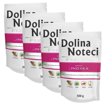 Karma dla psa DOLINA NOTECI Premium Indyk 4 x 500 g