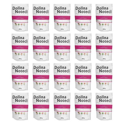 Karma dla psa DOLINA NOTECI Premium bogata w indyka 20 x 500 g