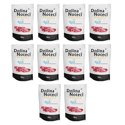 Karma dla psa DOLINA NOTECI Premium Pure bogata w kaczkę 10 x 500 g