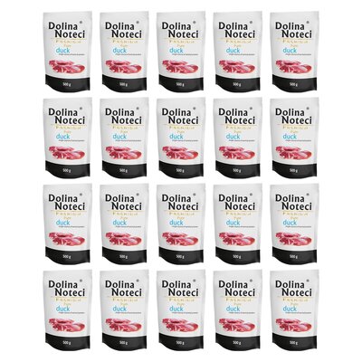 Karma dla psa DOLINA NOTECI Premium Pure bogata w kaczkę 20 x 500 g