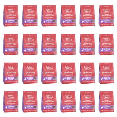 Karma dla psa suszona DOLINA NOTECI Superfood Danie z gęsi 24 x 1 kg