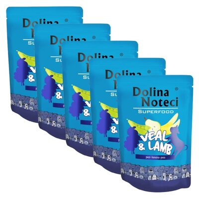 Karma dla psa DOLINA NOTECI Superfood z cielęciną i jagnięciną 5 x 300 g