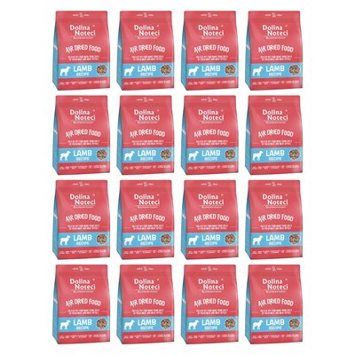 Karma dla psa suszona DOLINA NOTECI Superfood Danie z jagnięciny 16 x 1 kg