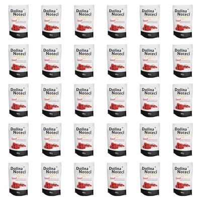 Karma dla psa DOLINA NOTECI Premium Pure bogata w wołowinę z ryżem 30 x 500 g