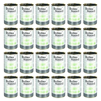 Karma dla psa DOLINA NOTECI Premium Light 24 x 400 g