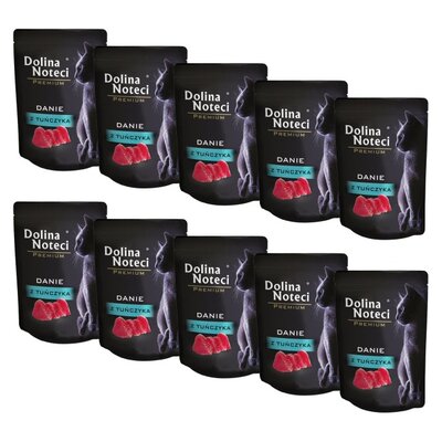 Karma dla kota DOLINA NOTECI Premium Danie z tuńczyka 10 x 85 g