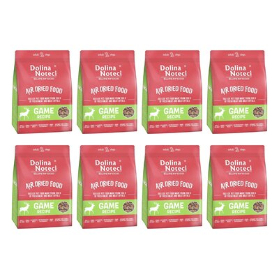 Karma dla psa suszona DOLINA NOTECI Superfood Danie z dziczyzny 8 x 1kg
