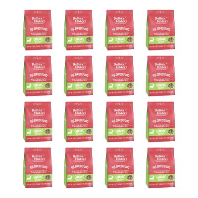 Karma dla psa suszona DOLINA NOTECI Superfood Danie z dziczyzny 16 x 1kg