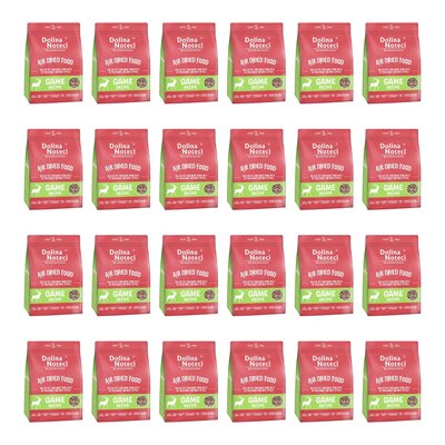 Karma dla psa suszona DOLINA NOTECI Superfood Danie z dziczyzny 24 x 1kg
