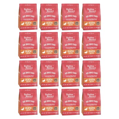 Karma dla psa suszona DOLINA NOTECI Superfood Danie z kaczki 16 x 1 kg