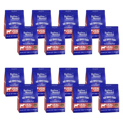 Karma dla kota suszona DOLINA NOTECI Superfood z cielęciny 16 x 1 kg