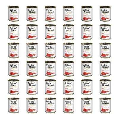 Karma dla psa DOLINA NOTECI Premium Pure bogata w wołowinę z ryżem 36 x 800 g