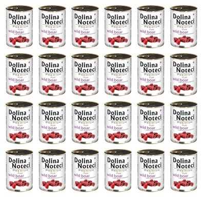 Karma dla psa DOLINA NOTECI Premium Pure bogata w dziczyznę 24 x 400 g