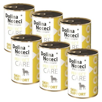 Karma dla psa DOLINA NOTECI Premium Perfect Care Skin Support z kurczakiem 6 x 400 g