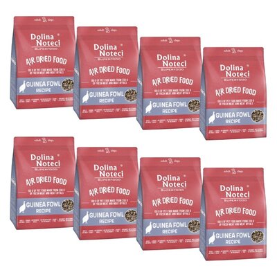 Karma dla psa suszona DOLINA NOTECI Superfood Danie z perliczką 8 x 1 kg