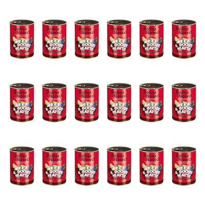 Karma dla psa DOLINA NOTECI Superfood z wołowiną i sercami gęsi 18 x 400 g