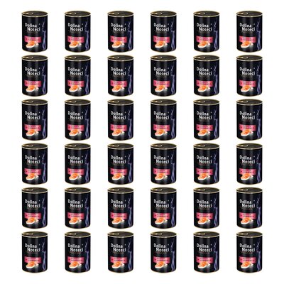 Karma dla kota DOLINA NOTECI Premium z łososiem 36 x 400 g