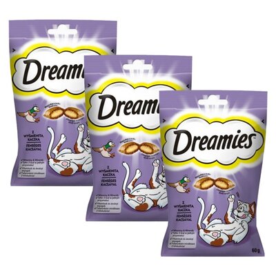 Przysmak dla kota DREAMIES Kaczka 3 x 60 g