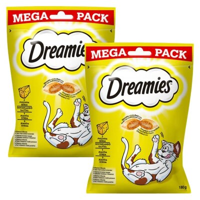 Przysmak dla kota DREAMIES Żółty ser 2 x 180 g