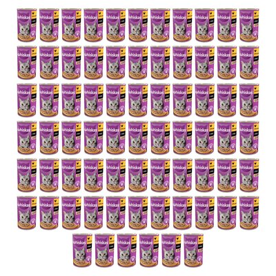 Karma dla kota WHISKAS Kurczak 72 x 400 g