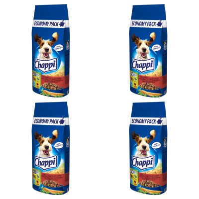 Karma dla psa CHAPPI Wołowina z drobiem 4 x 13.5 kg