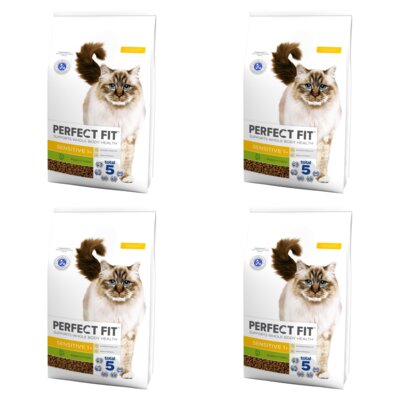 Karma dla kota PERFECT FIT Sensitive Indyk 4 x 7 kg