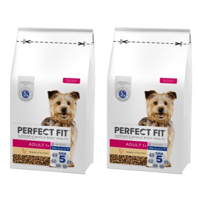 Karma dla psa PERFECT FIT Adult 1+ Kurczak 2 x 6 kg