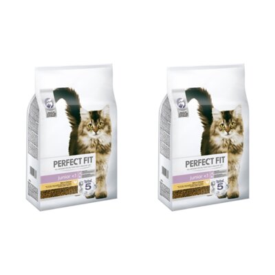 Karma dla kota PERFECT FIT Junior Kurczak 2 x 7 kg