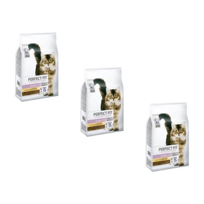 Karma dla kota PERFECT FIT Junior Kurczak 3 x 7 kg