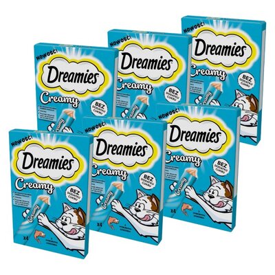 Przysmak dla kota DREAMIES Creamy Łosoś (24 x 10 g)