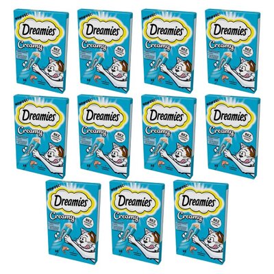 Przysmak dla kota DREAMIES Creamy Łosoś (44 x 10 g)