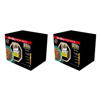 Karma dla kota SHEBA Selection Drobiowe smaki (64 x 85 g)