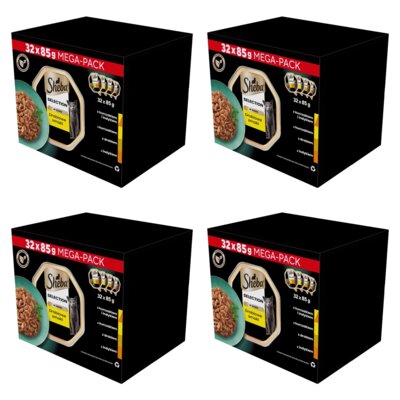 Karma dla kota SHEBA Selection Drobiowe smaki (128 x 85 g)