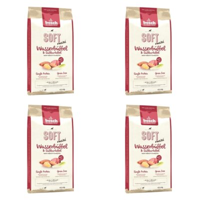 Karma dla psa BOSCH Soft Maxi Bawół wodny i bataty 4 x 12.5 kg