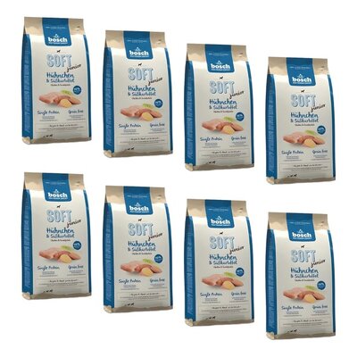 Karma dla psa BOSCH Soft Junior Kurczak z batatami 8 x 2.5 kg