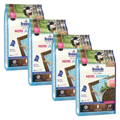 Karma dla psa BOSCH Mini Junior 4 x 3 kg